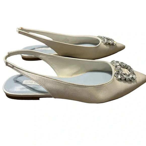 Nine West Womens Blingy‎ Ballet Flat - Picture 3 of 8